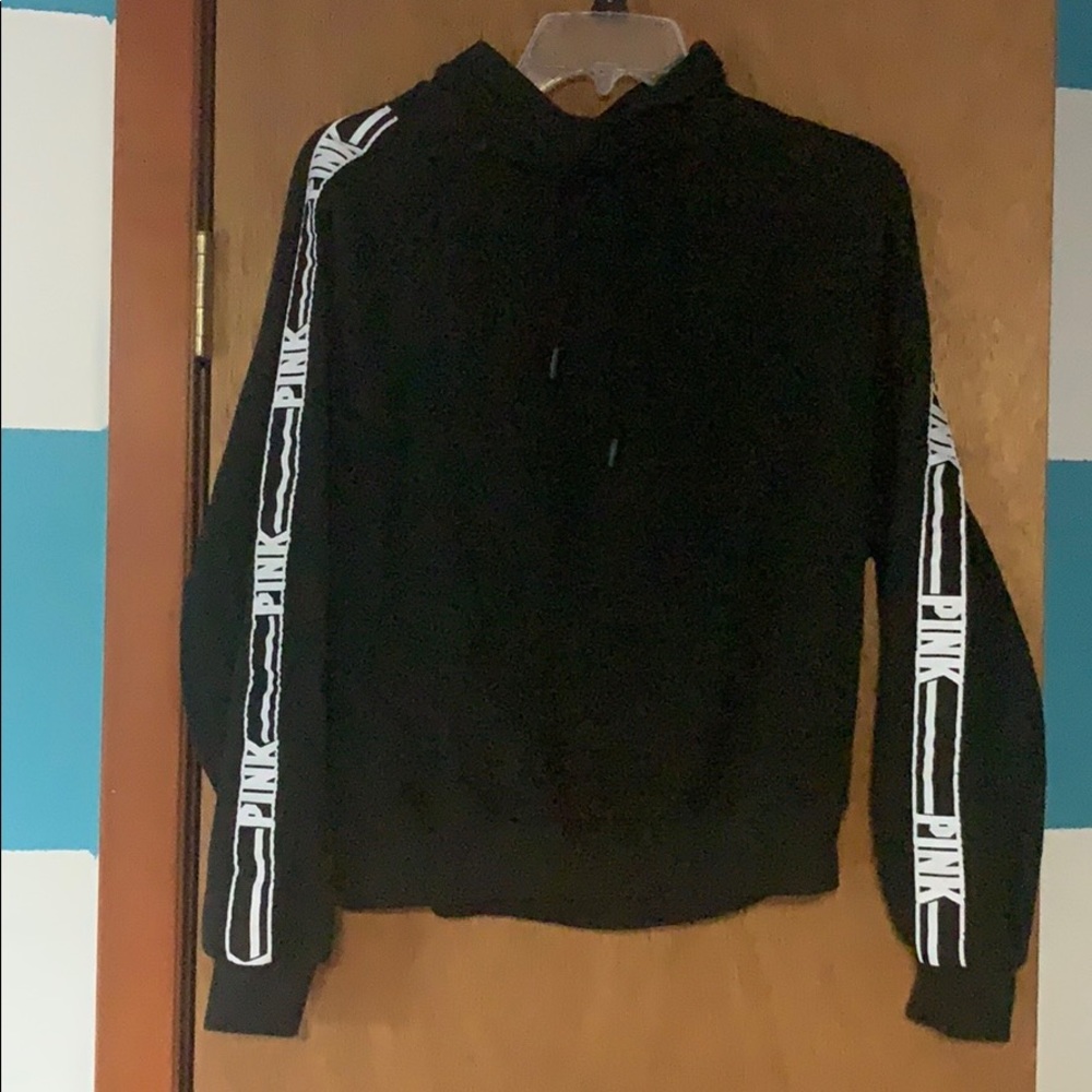 Pink Victoria’s Secret sweatshirt black S